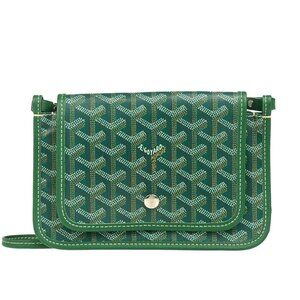 Goyard Green Plumet Shoulder Bag Pochette Wallet MAE020188 195234